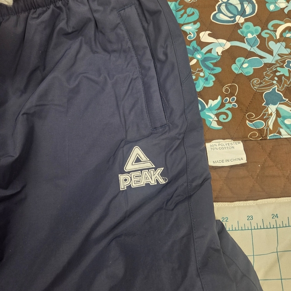 Men's Navy Snow/ski Pants - Picture 3 of 4